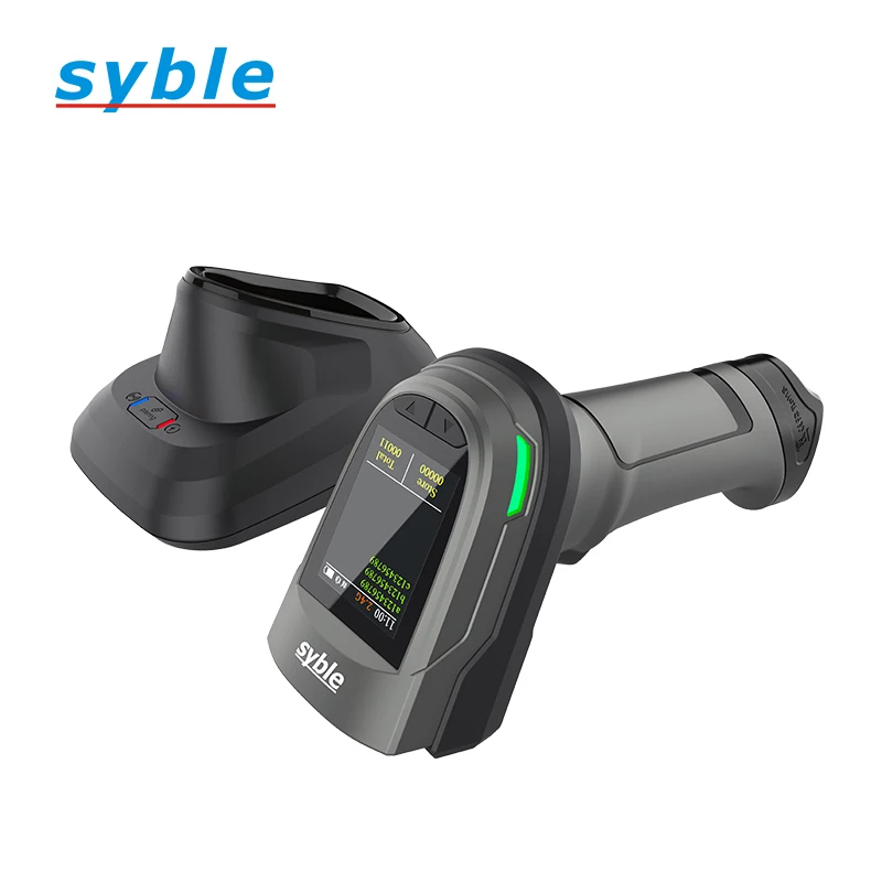 2D Wireless With Display Screen Handheld Barcode Scanner XB-D68T 1 