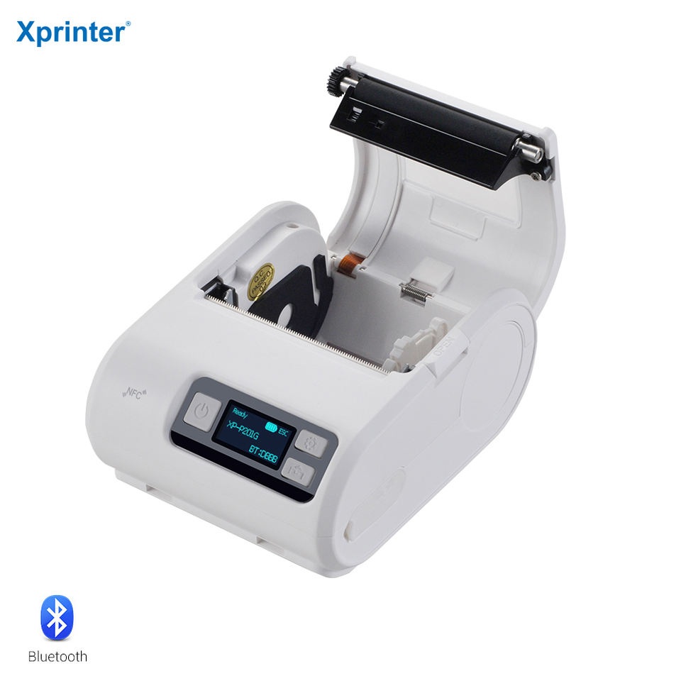 طابعة بلوتوث محمولة XP-P201G 6 